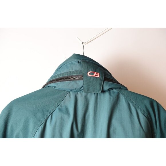 Vintage CB Parka Ski Jacket With Pants Snow Suit Size Medium Teal Green Pants 34 - Picture 11 of 16